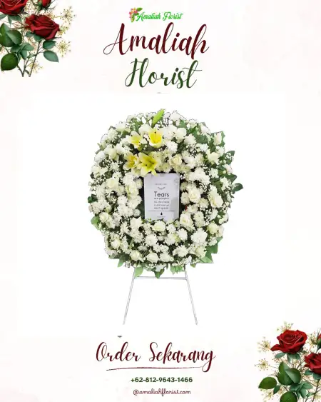 Krans Bunga Duka Maos Lor